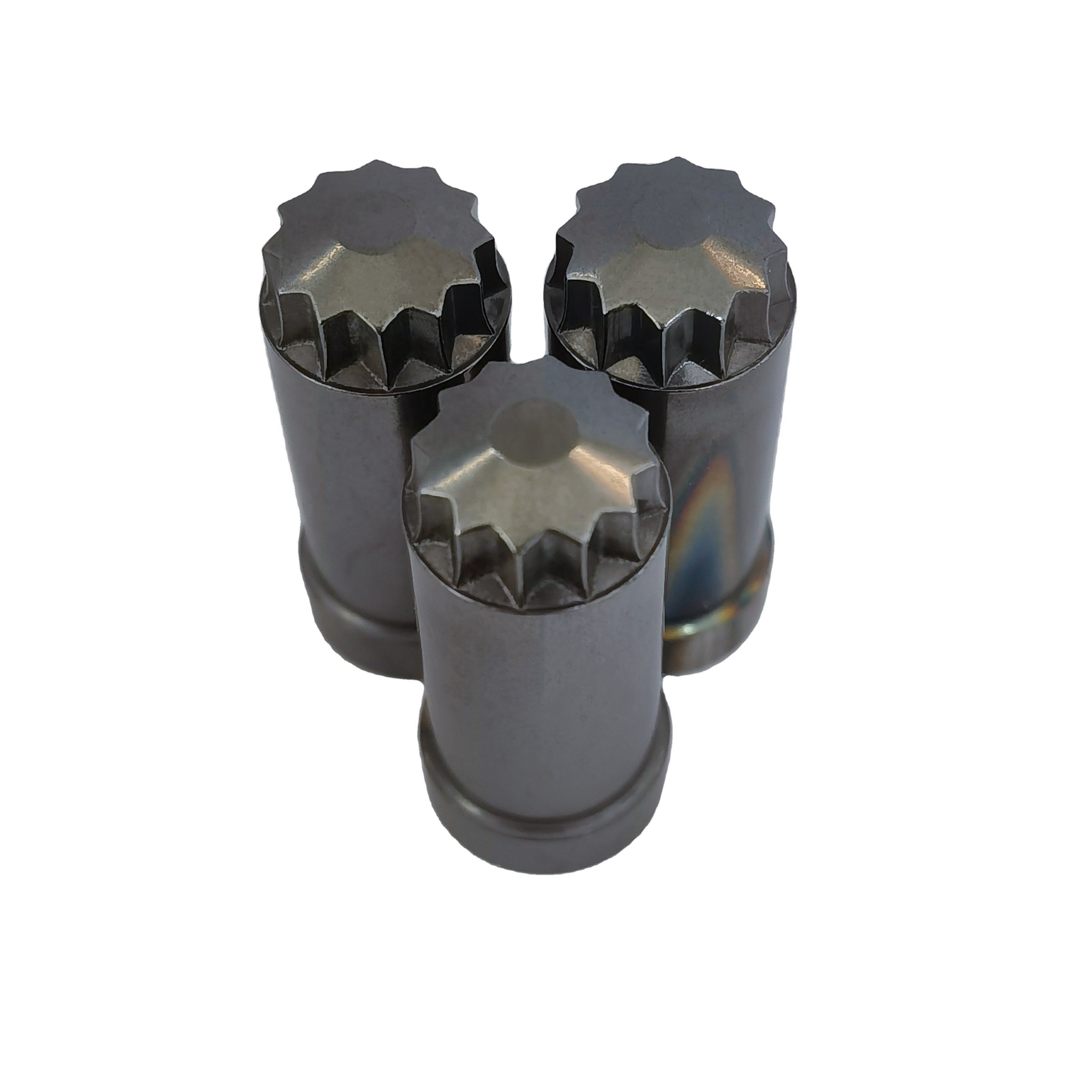 Square Hexagonal Plum Shaped Header Screw Punch With Tialn Coating